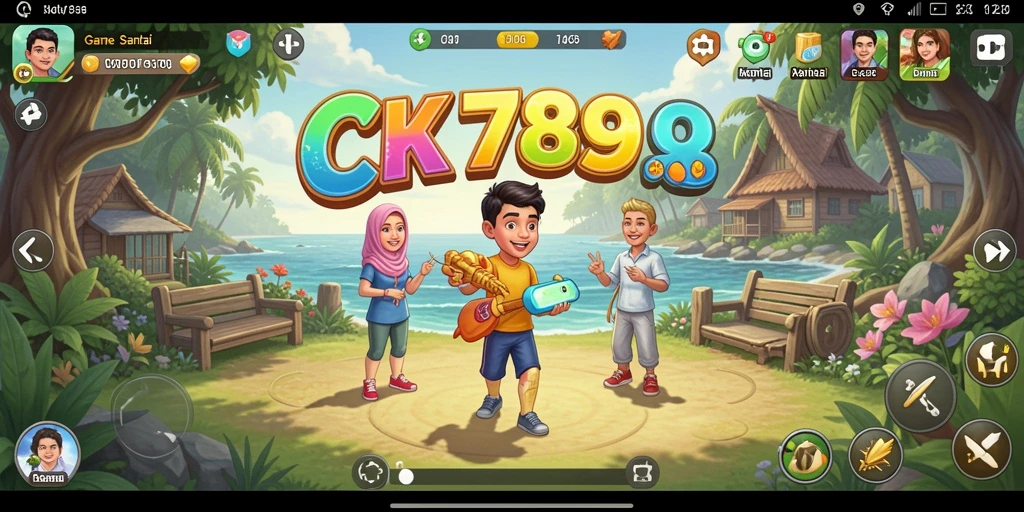 Tampilan gameplay CK789 yang menyenangkan dan menghibur.