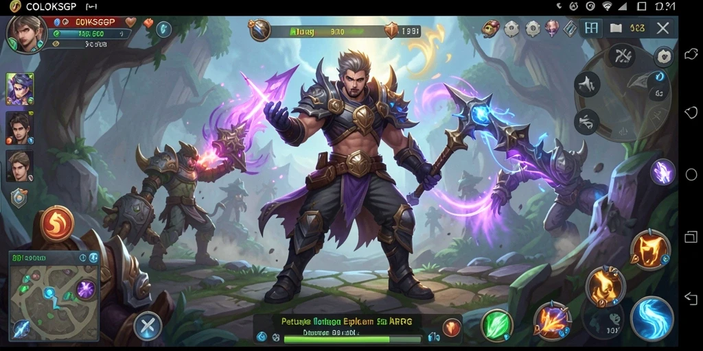 Tampilan menggugah selera dari gameplay COLOKSGP yang intens.