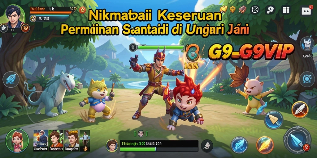 Screenshot G9VIP menampilkan gameplay santai dan interaktif yang menyenangkan.