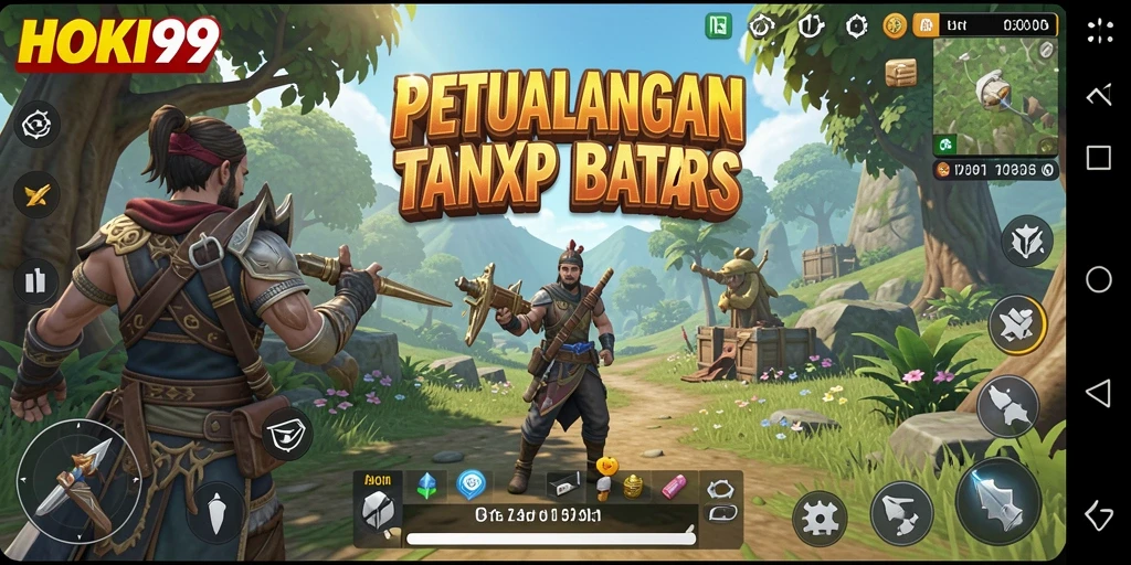 Screenshot HOKI99 menunjukkan aksi seru dalam dunia terbuka.
