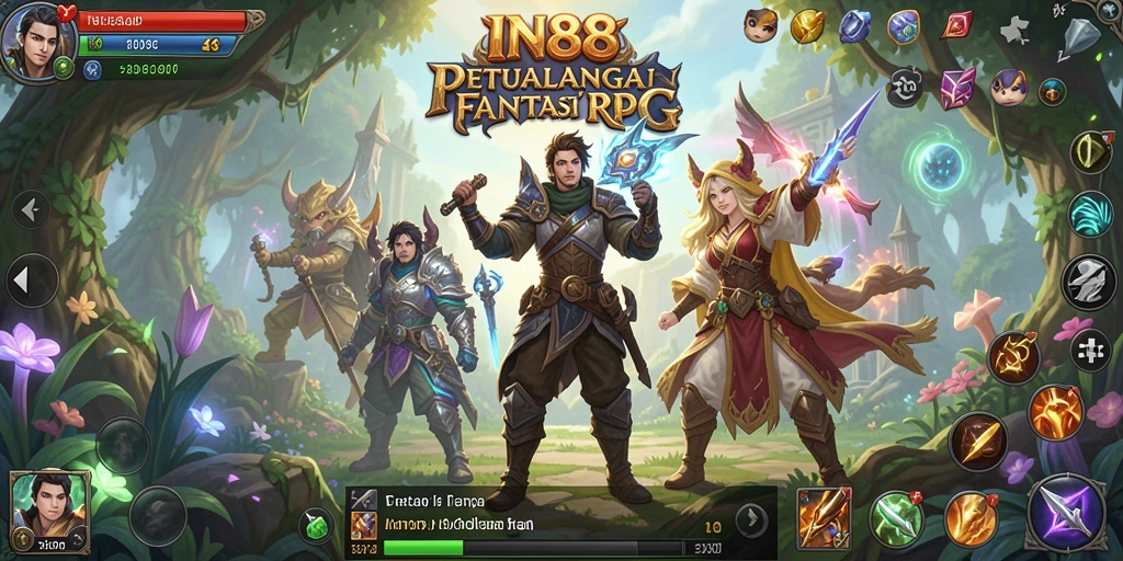 Gameplay seru dalam dunia fantasi RPG yang menarik.