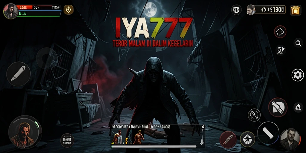 Gameplay IYA777 menampilkan kengerian dalam suasana gelap dan mencekam.
