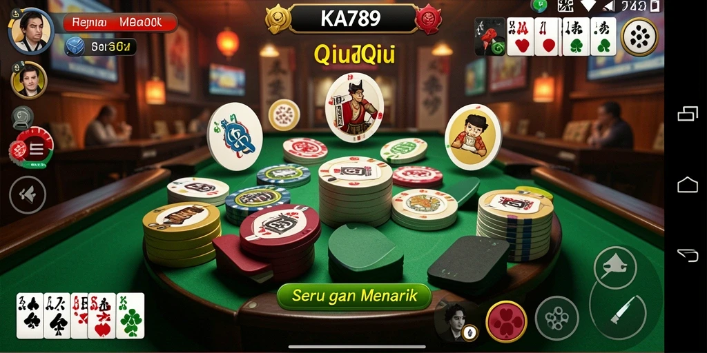 Tampilan menarik dalam gameplay QiuQiu KA789.
