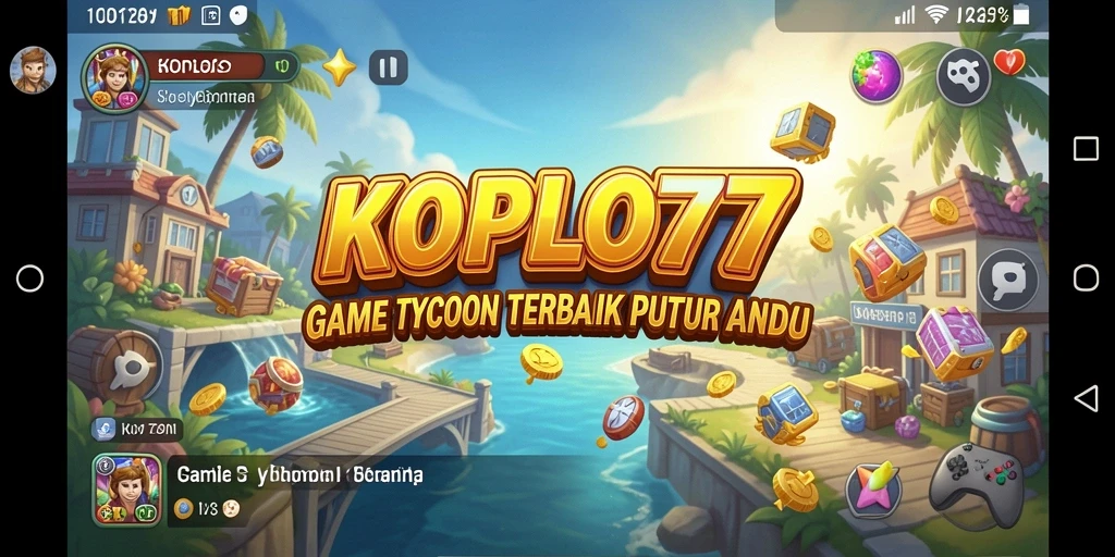 Tampilan gameplay menarik dari KOPLO77 dalam mengelola bisnis Tycoon.