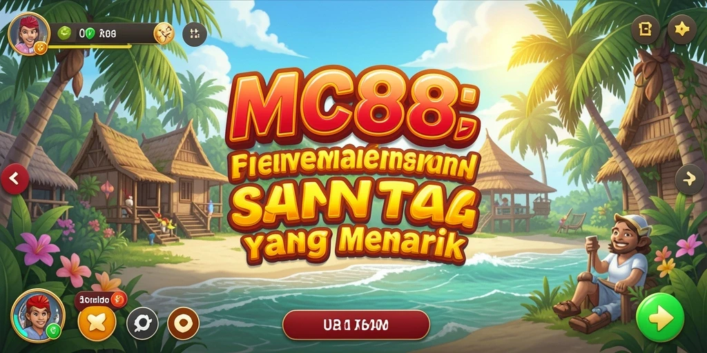 Tampilan gameplay MC888 yang penuh warna dan menarik.