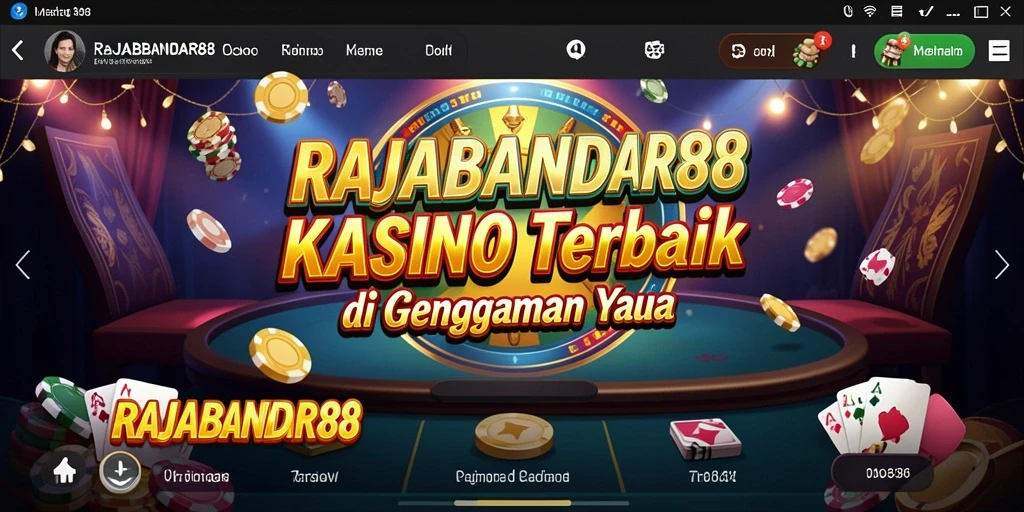 Screenshot gameplay RAJABANDAR88 menampilkan keseruan permainan Kasino.