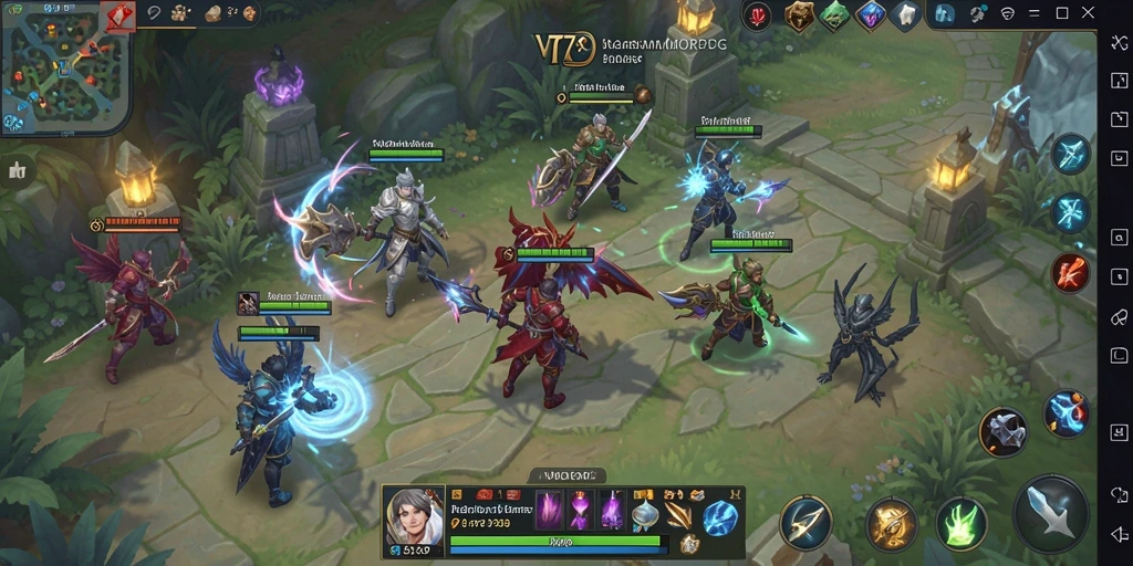 Tampilan gameplay <strong>VT789</strong> yang menakjubkan dan intens saat pertempuran.