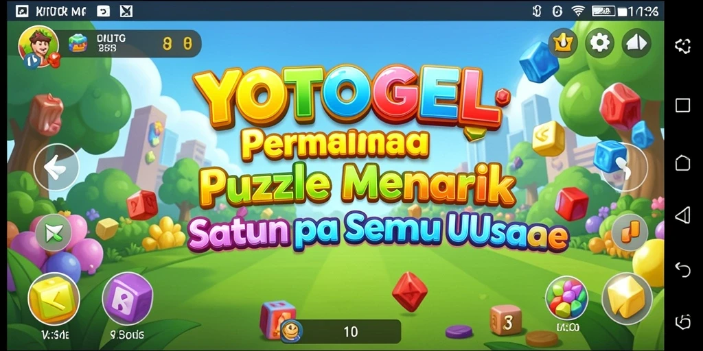 Screenshot gameplay YOTOGEL menampilkan tantangan puzzle yang mendebarkan.
